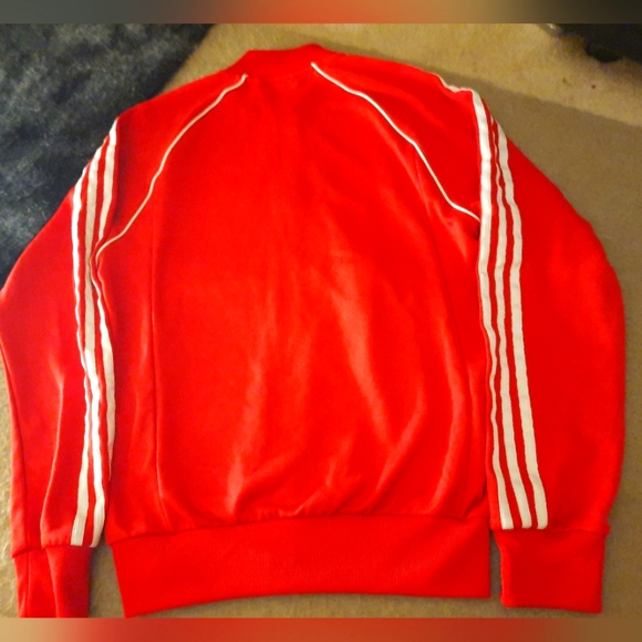 ADIDAS Originals Track Jacket Red Sz men's Medium - Picture 4 of 9